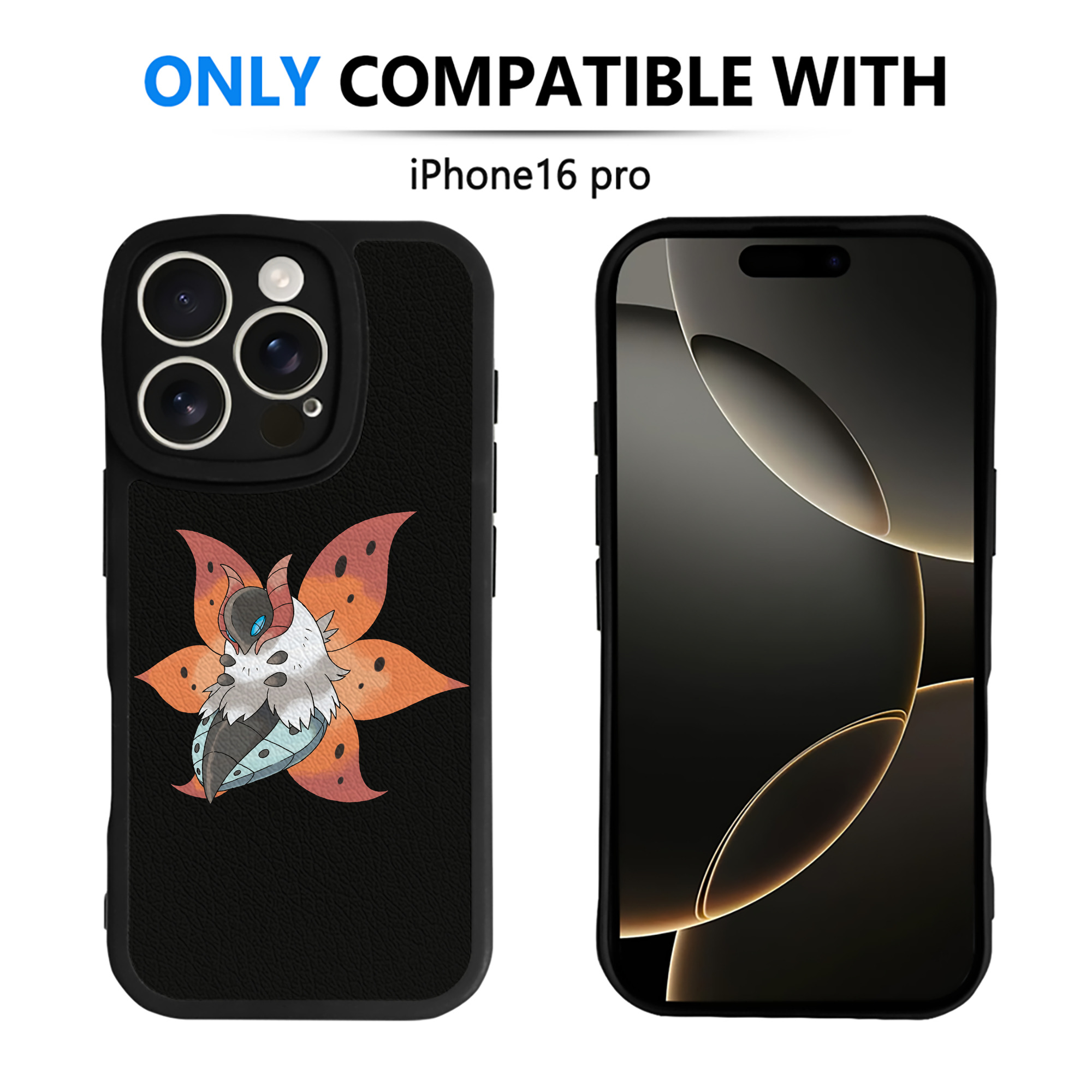 （画像用） ポケットモンスター Pokémon 【iPhone 16シリーズ対応】シリコンスマホケース（レザー調） 材質：シリコン